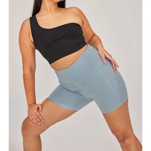 Girlfriend Collective Bianca One Shoulder Sports Bra Size XXL